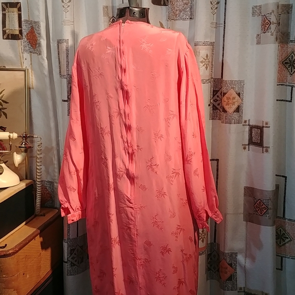 Vintage Coral Bamboo dress - Picture 6 of 8